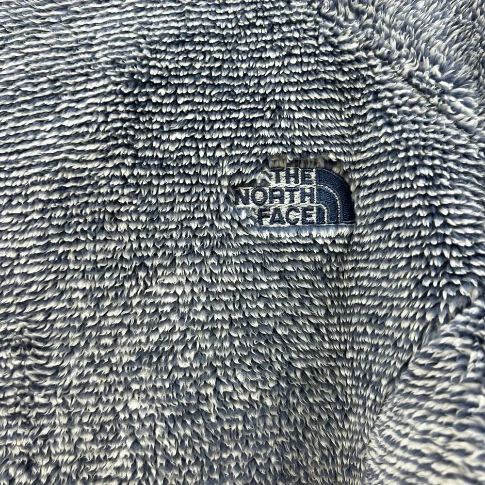 The North Face Fleece Jacket Women's S Blue White Osito Full Zip Cozy Normcore - Picture 8 of 12